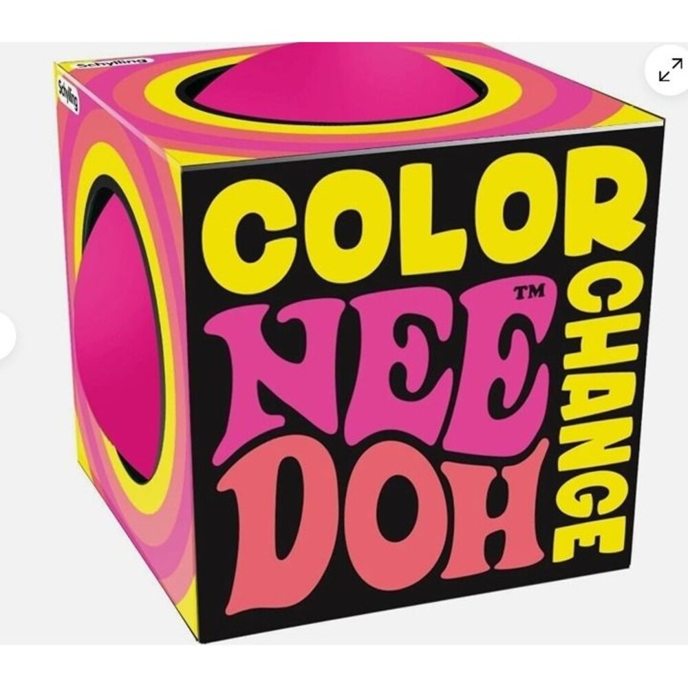 NEW Schylling Color Changing Nee Doh Needoh Pink Change squishy